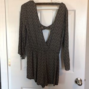 Printed romper